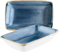 Barstuff Bonna Aura Dusk Moove Rechteckschale 16x9cm blau - 12 Stück