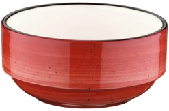Barstuff Bonna Aura Passion Banquet Stapelschale 12cm, 35cl rot - 12 Stück