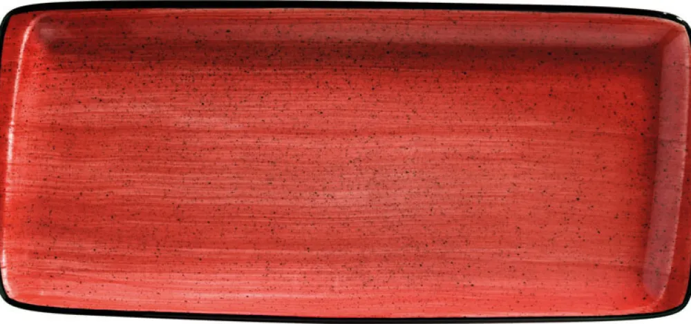 Barstuff Bonna Aura Passion Moove Platte 34x16cm rot - 12 Stück