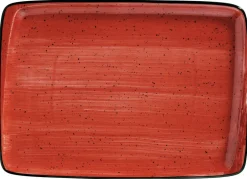Barstuff Bonna Aura Passion Moove Platte 23x16cm rot - 12 Stück