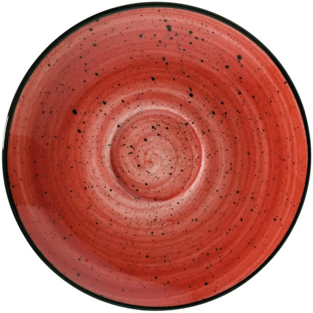 Barstuff Bonna Aura Passion Rita Untertasse 12cm rot - 6 Stück