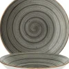 Barstuff Bonna Aura Space Bloom Teller tief 25cm grau - 6 Stück