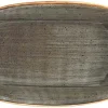 Barstuff Bonna Aura Space Gourmet Platte oval 19x11cm grau - 12 Stück