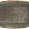 Barstuff Bonna Aura Space Gourmet Platte oval 24x14cm grau - 12 Stück