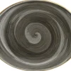 Barstuff Bonna Aura Space Moove Platte oval 31x24cm grau - 6 Stück