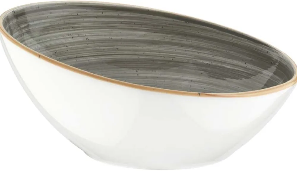 Barstuff Bonna Aura Space Vanta Schale 22cm, 85cl grau - 6 Stück