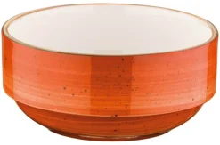 Barstuff Bonna Aura Terracotta Banquet Stapelschale 12cm, 35cl orange - 12 Stück