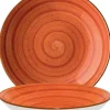 Barstuff Bonna Aura Terracotta Bloom Teller tief 28cm orange - 6 Stück