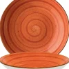 Barstuff Bonna Aura Terracotta Bloom Teller tief 25cm orange - 6 Stück
