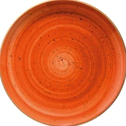 Barstuff Bonna Aura Terracotta Gourmet Teller flach 25cm orange - 12 Stück