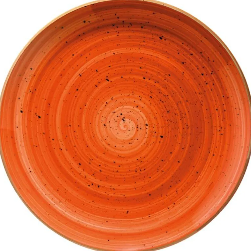 Barstuff Bonna Aura Terracotta Gourmet Teller flach 30cm orange - 6 Stück