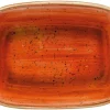 Barstuff Bonna Aura Terracotta Gourmet Rechteckschale 17x11,5cm orange - 12 Stück