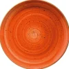 Barstuff Bonna Aura Terracotta Gourmet Teller flach 27cm orange - 12 Stück