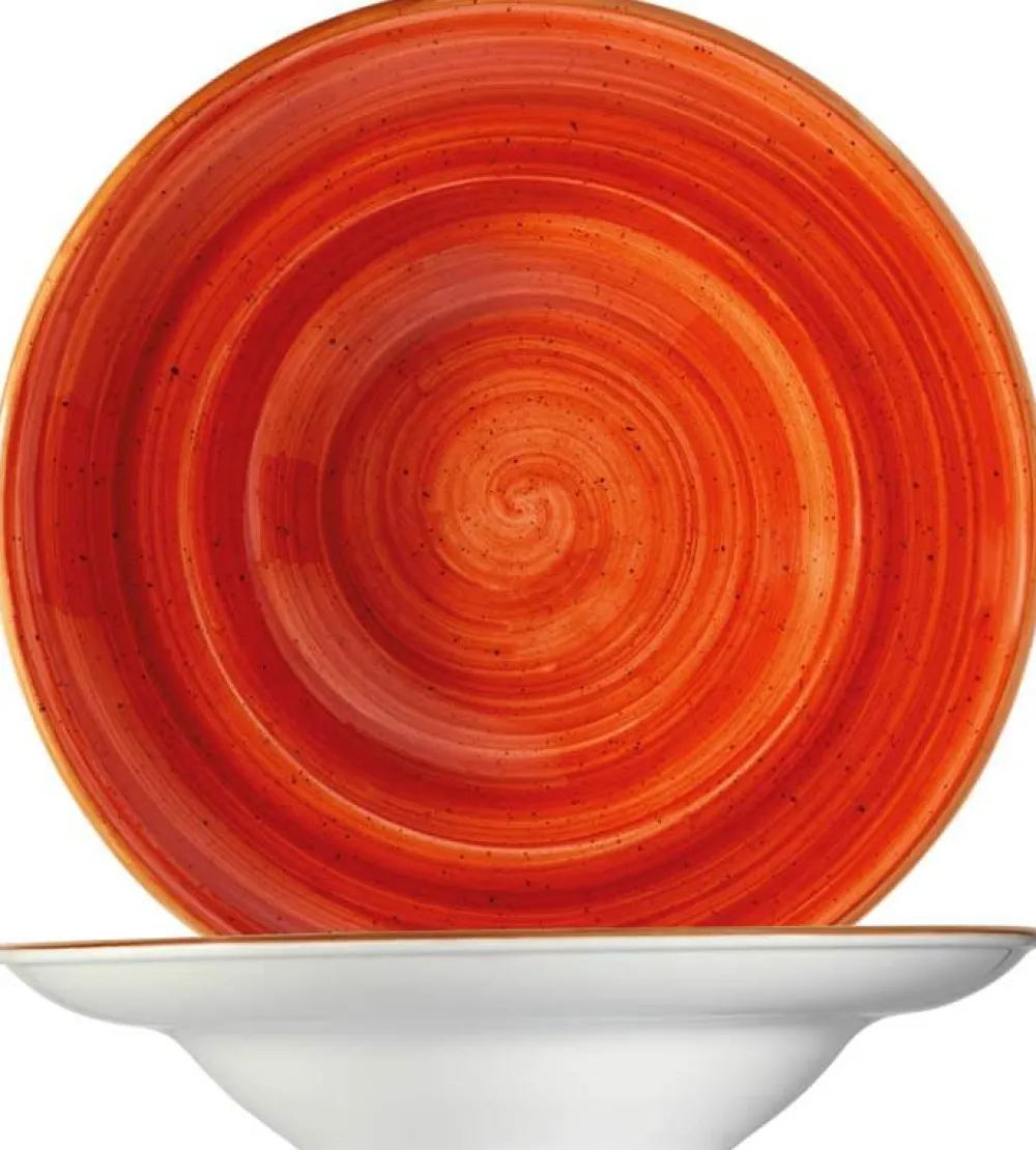 Barstuff Bonna Aura Terracotta Gourmet Pastateller 27cm orange - 6 Stück
