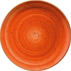 Barstuff Bonna Aura Terracotta Gourmet Teller flach 17cm orange - 12 Stück