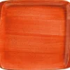 Barstuff Bonna Aura Terracotta Moove Platte 32x30cm orange - 6 Stück