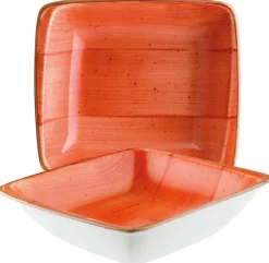 Barstuff Bonna Aura Terracotta Moove Schale 19x17cm orange - 12 Stück