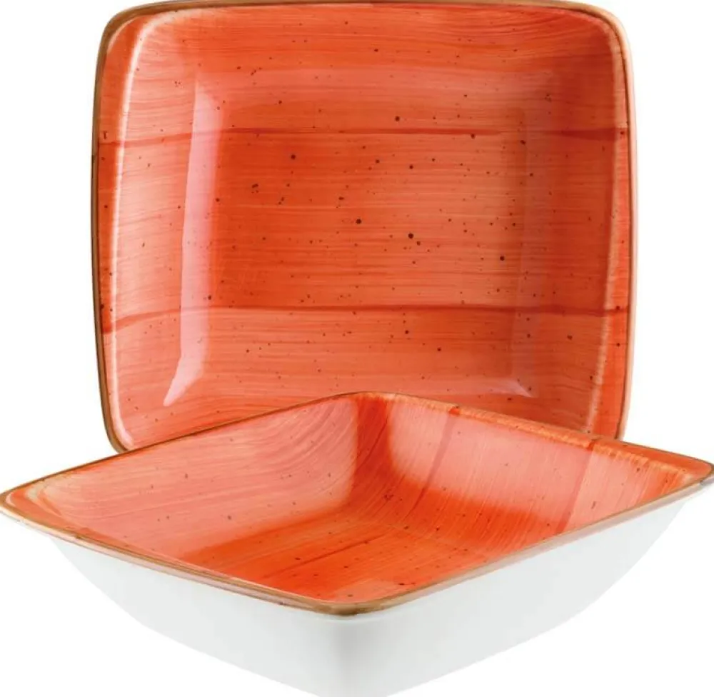 Barstuff Bonna Aura Terracotta Moove Schale 19x17cm orange - 12 Stück