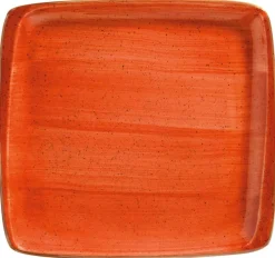 Barstuff Bonna Aura Terracotta Moove Platte 22x20cm orange - 12 Stück