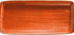 Barstuff Bonna Aura Terracotta Moove Platte 34x16cm orange - 12 Stück