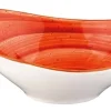 Barstuff Bonna Aura Terracotta Stream Schale 10x7,5cm, 4,5cl orange - 24 Stück