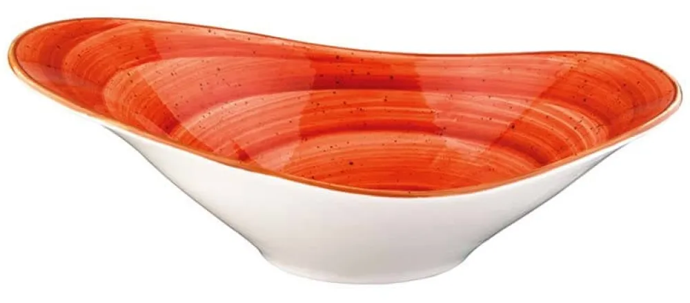 Barstuff Bonna Aura Terracotta Stream Schale 10x7,5cm, 4,5cl orange - 24 Stück