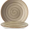 Barstuff Bonna Aura Terrain Bloom Teller tief 23cm beige - 6 Stück