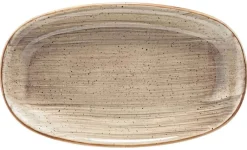 Barstuff Bonna Aura Terrain Gourmet Platte oval 19x11cm beige - 12 Stück