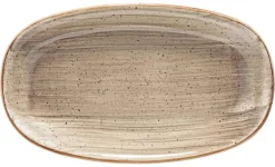 Barstuff Bonna Aura Terrain Gourmet Platte oval 24x14cm beige - 12 Stück