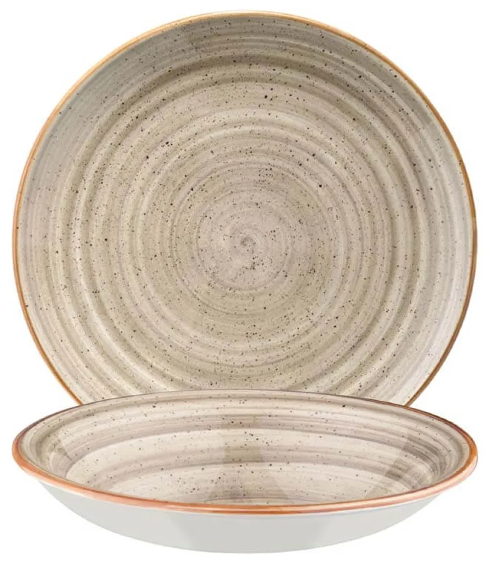Barstuff Bonna Aura Terrain Gourmet Teller tief 20cm beige - 12 Stück