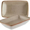 Barstuff Bonna Aura Terrain Moove Rechteckschale 16x9cm beige - 12 Stück
