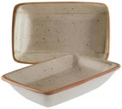 Barstuff Bonna Aura Terrain Moove Rechteckschale 16x9cm beige - 12 Stück