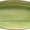Barstuff Bonna Aura Therapy Gourmet Platte oval 34x19cm grün - 6 Stück