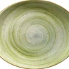 Barstuff Bonna Aura Therapy Moove Platte oval 31x24cm grün - 6 Stück