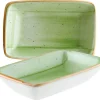 Barstuff Bonna Aura Therapy Moove Rechteckschale 16x9cm grün - 12 Stück