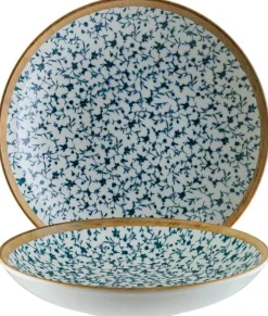 Barstuff Bonna Calif Bloom Teller tief 23cm blau - 6 Stück