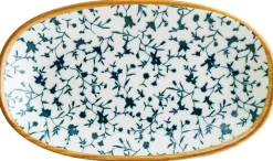 Barstuff Bonna Calif Gourmet Platte oval 34x19cm blau - 6 Stück