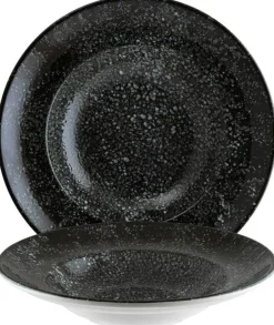 Barstuff Bonna Cosmos Black Gourmet Pastateller 27cm schwarz - 6 Stück