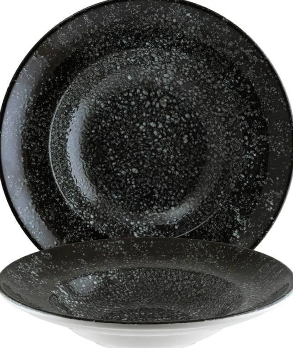 Barstuff Bonna Cosmos Black Gourmet Pastateller 27cm schwarz - 6 Stück