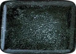 Barstuff Bonna Cosmos Black Moove Platte 36x25cm schwarz - 6 Stück