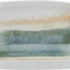 Barstuff Bonna Fium Hygge Platte tief oval 21x10cm blau - 12 Stück
