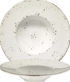Barstuff Bonna Grain Banquet Pastateller 28cm creme - 6 Stück