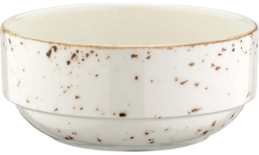 Barstuff Bonna Grain Banquet Stapelschale 14cm, 50cl creme - 12 Stück