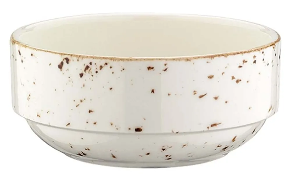 Barstuff Bonna Grain Banquet Stapelschale 6cm, 3cl creme - 24 Stück