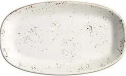 Barstuff Bonna Grain Gourmet Platte oval 19x11cm creme - 12 Stück