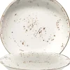 Barstuff Bonna Grain Gourmet Teller tief 20cm creme - 12 Stück
