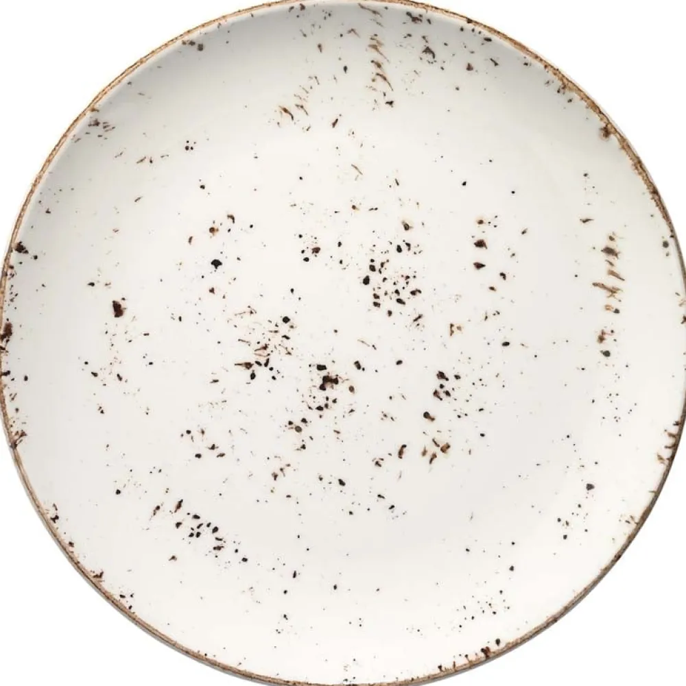Barstuff Bonna Grain Gourmet Teller flach 27cm creme - 12 Stück
