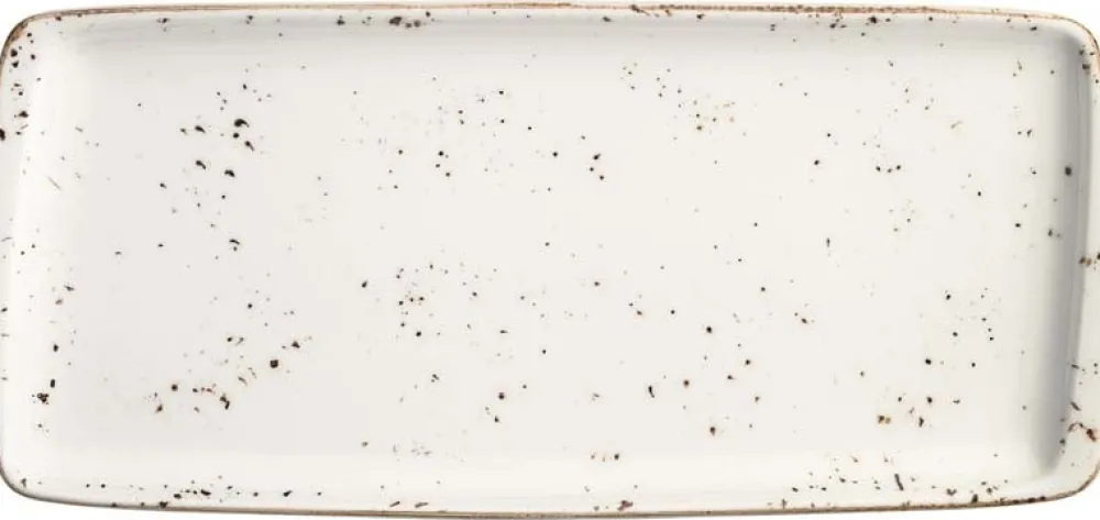 Barstuff Bonna Grain Moove Platte 34x16cm creme - 12 Stück