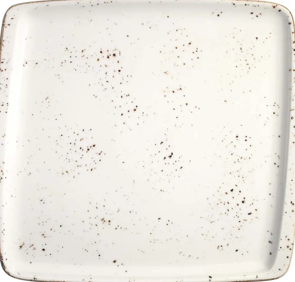 Barstuff Bonna Grain Moove Platte 32x30cm creme - 6 Stück