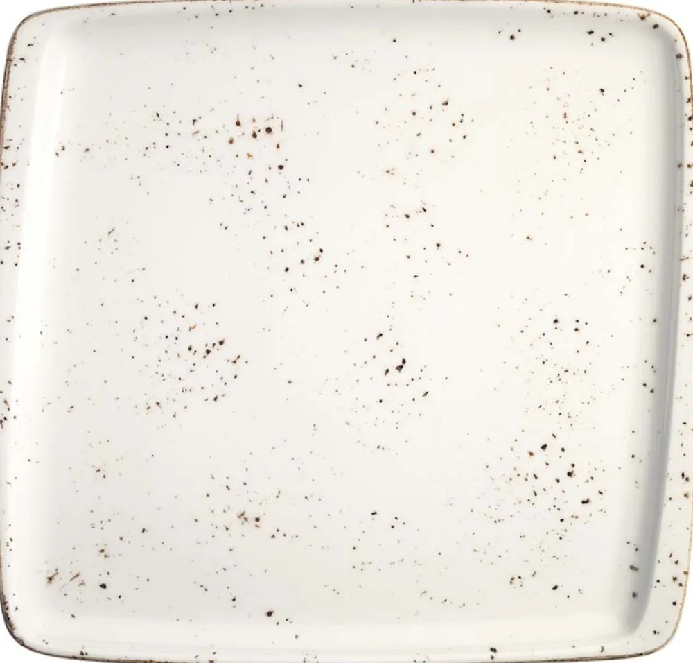 Barstuff Bonna Grain Moove Platte 27x25cm creme - 6 Stück